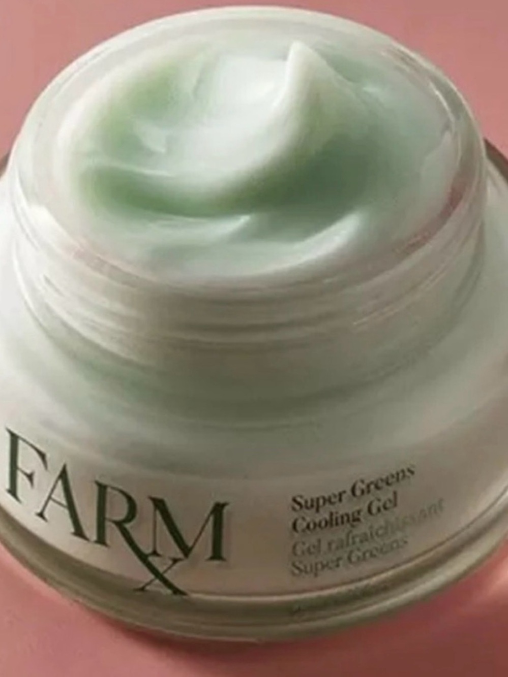 Avon FarmX Super Greens Cooling Gel Moisturizer - Light Green